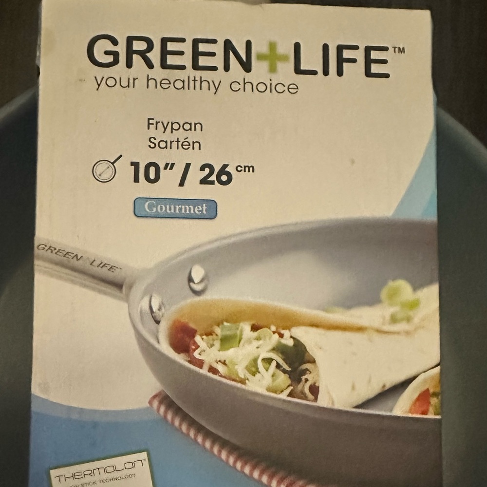 Green Life/Frypan non-stick ceramic frypan, oven safe